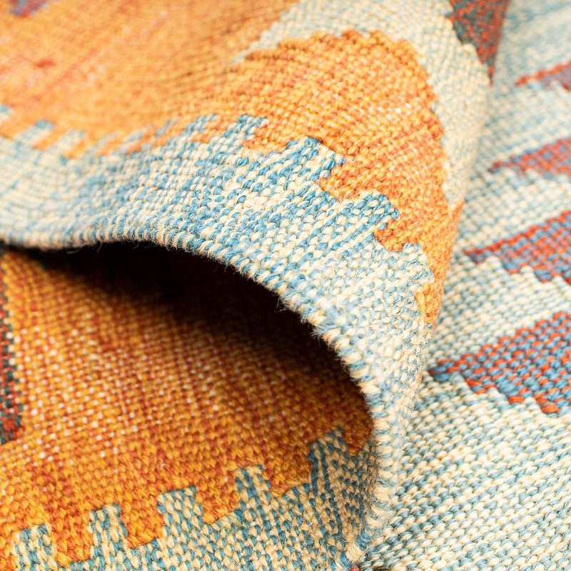 Kelim Carpet - orientalisk matta - 197 x 144 cm - flerfärgad