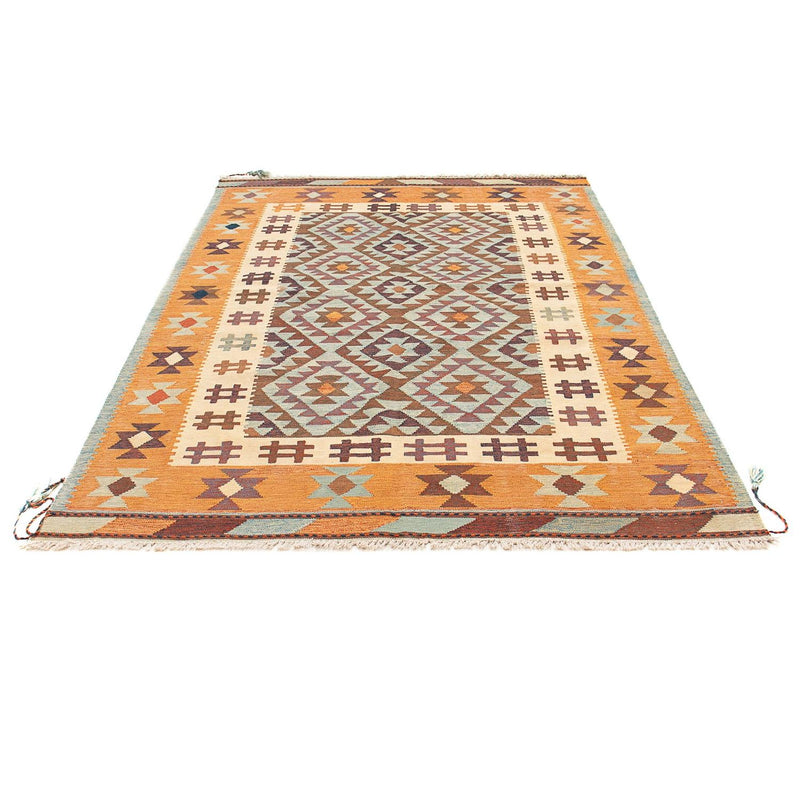 Kelim Carpet - orientalisk matta - 197 x 144 cm - flerfärgad