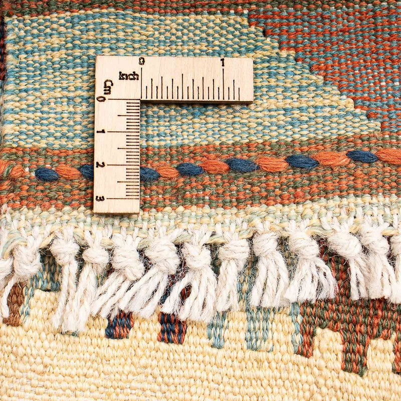 Kelim Carpet - orientalisk matta - 197 x 144 cm - flerfärgad