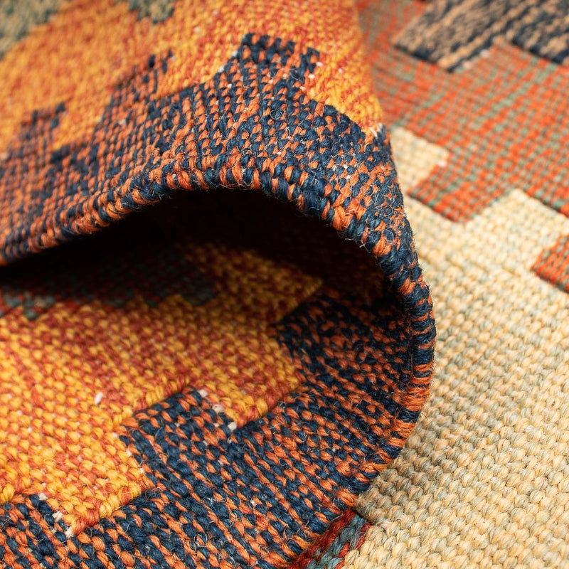 Kelim Carpet - orientalisk matta - 200 x 144 cm - brun