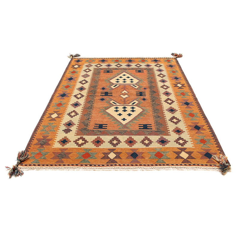 Kelim Carpet - orientalisk matta - 200 x 144 cm - brun