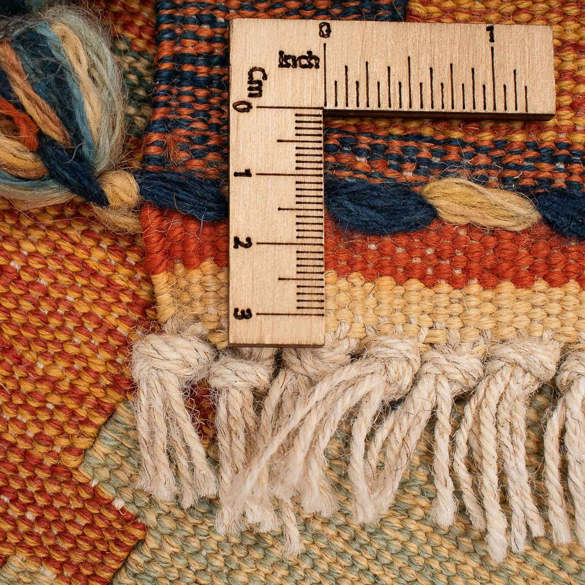 Kelim Carpet - orientalisk matta - 200 x 144 cm - brun