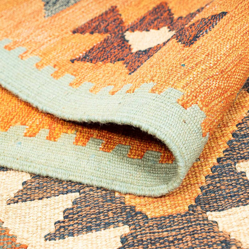 Kelim Carpet - orientalisk matta - 212 x 152 cm - flerfärgad