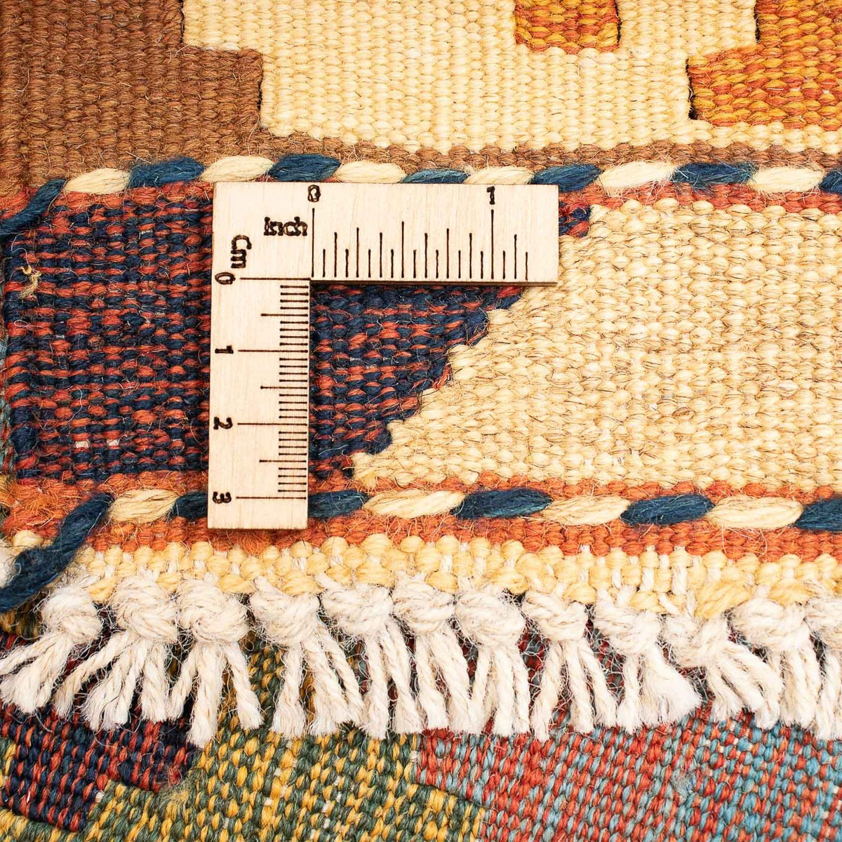 Kelim Carpet - orientalisk matta - 210 x 145 cm - flerfärgad