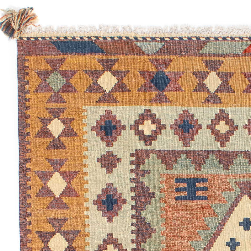 Kelim matta - trendig - 208 x 143 cm - flerfärgad