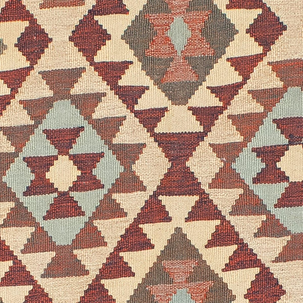 Kelim matta - trendig - 203 x 146 cm - flerfärgad