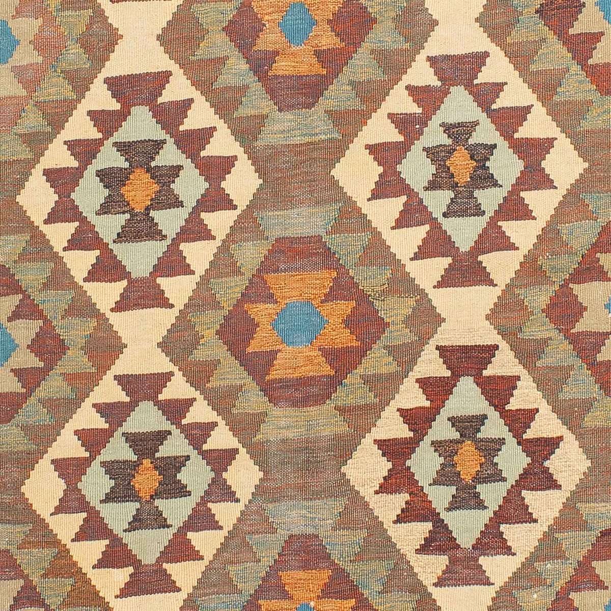 Kelim Carpet - orientalisk matta - 208 x 148 cm - flerfärgad