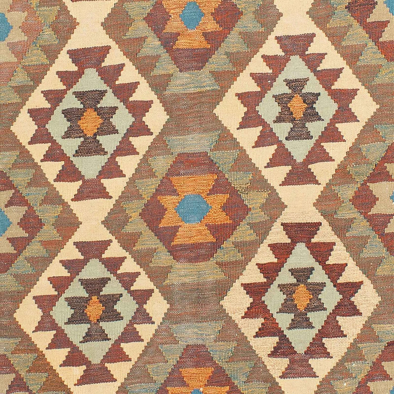 Kelim Carpet - orientalisk matta - 208 x 148 cm - flerfärgad
