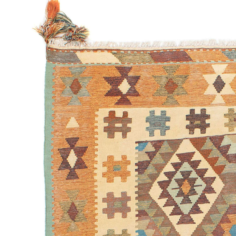 Kelim Carpet - orientalisk matta - 208 x 148 cm - flerfärgad