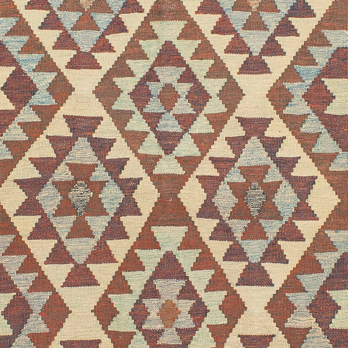 Kelim Carpet - orientalisk matta - 202 x 140 cm - flerfärgad