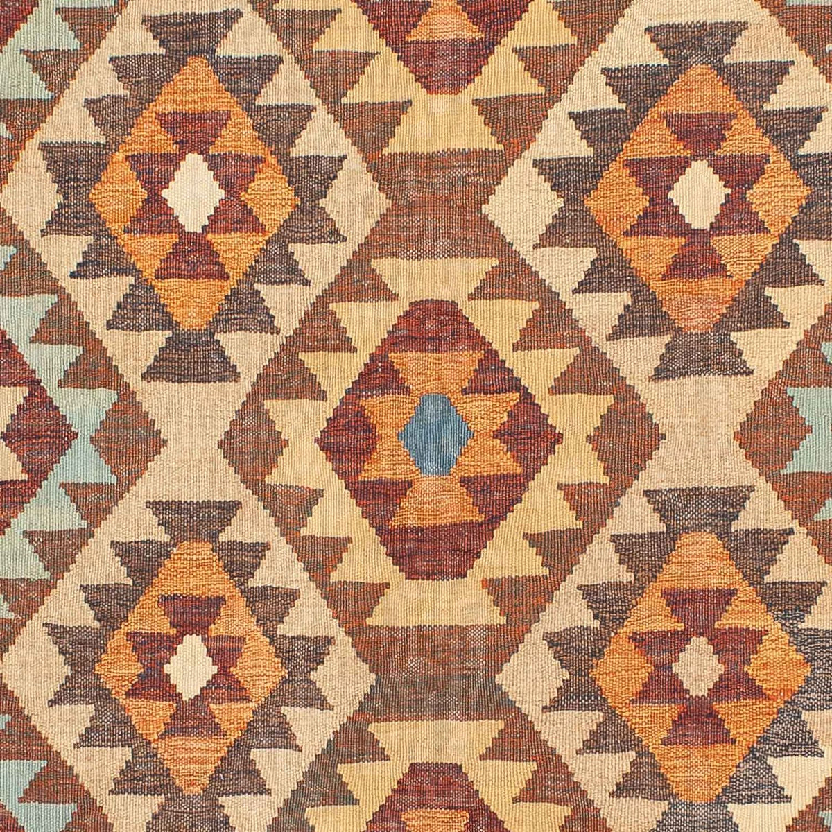 Kelim Carpet - orientalisk matta - 208 x 154 cm - flerfärgad