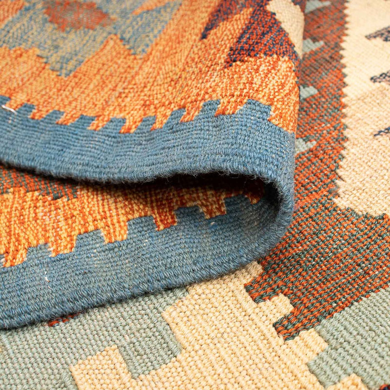 Kelim Carpet - orientalisk matta - 208 x 154 cm - flerfärgad