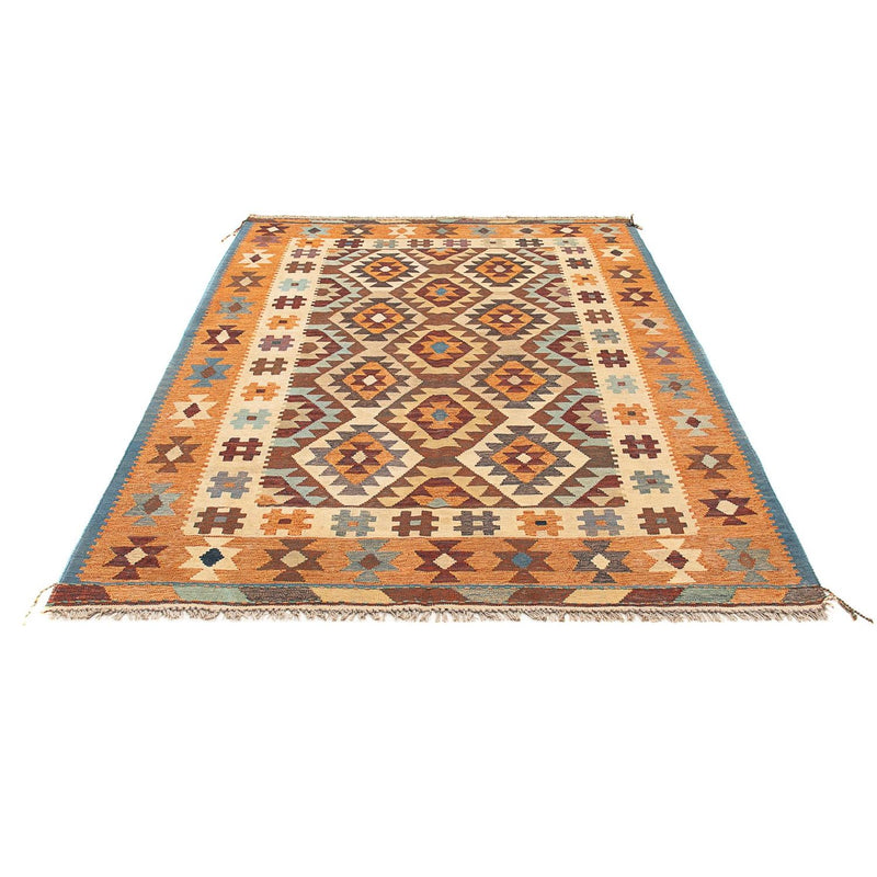 Kelim Carpet - orientalisk matta - 208 x 154 cm - flerfärgad