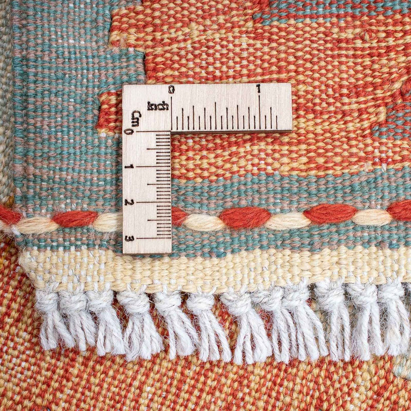 Kelim matta - trendig - 203 x 150 cm - flerfärgad