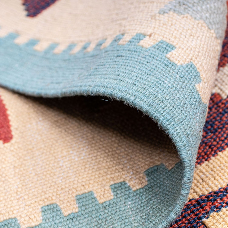 Kelim matta - trendig - 181 x 121 cm - flerfärgad