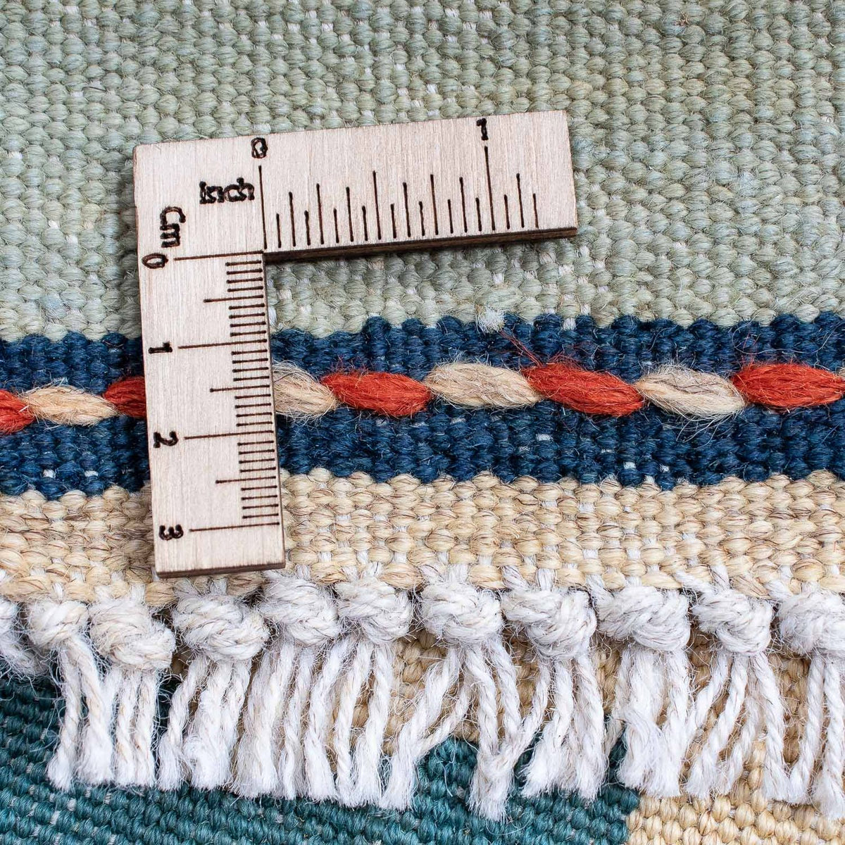 Kelim matta - trendig - 181 x 121 cm - flerfärgad