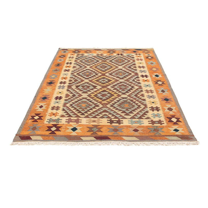 Kelim Carpet - orientalisk matta - 200 x 146 cm - flerfärgad