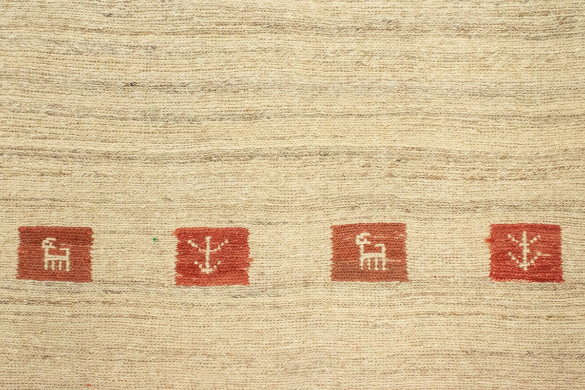 Gabbeh-matta - Indus - 180 x 120 cm - beige