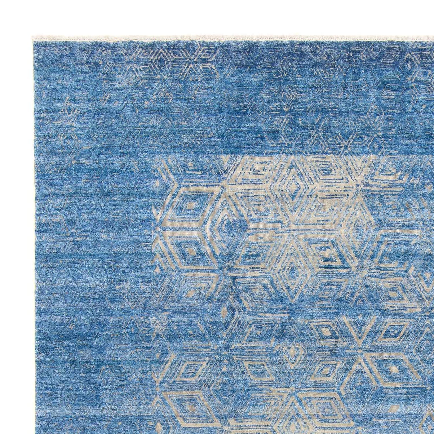 Designermatta - 307 x 248 cm - blå