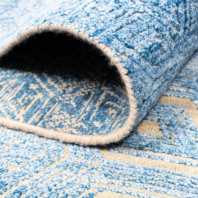 Designermatta - 307 x 248 cm - blå