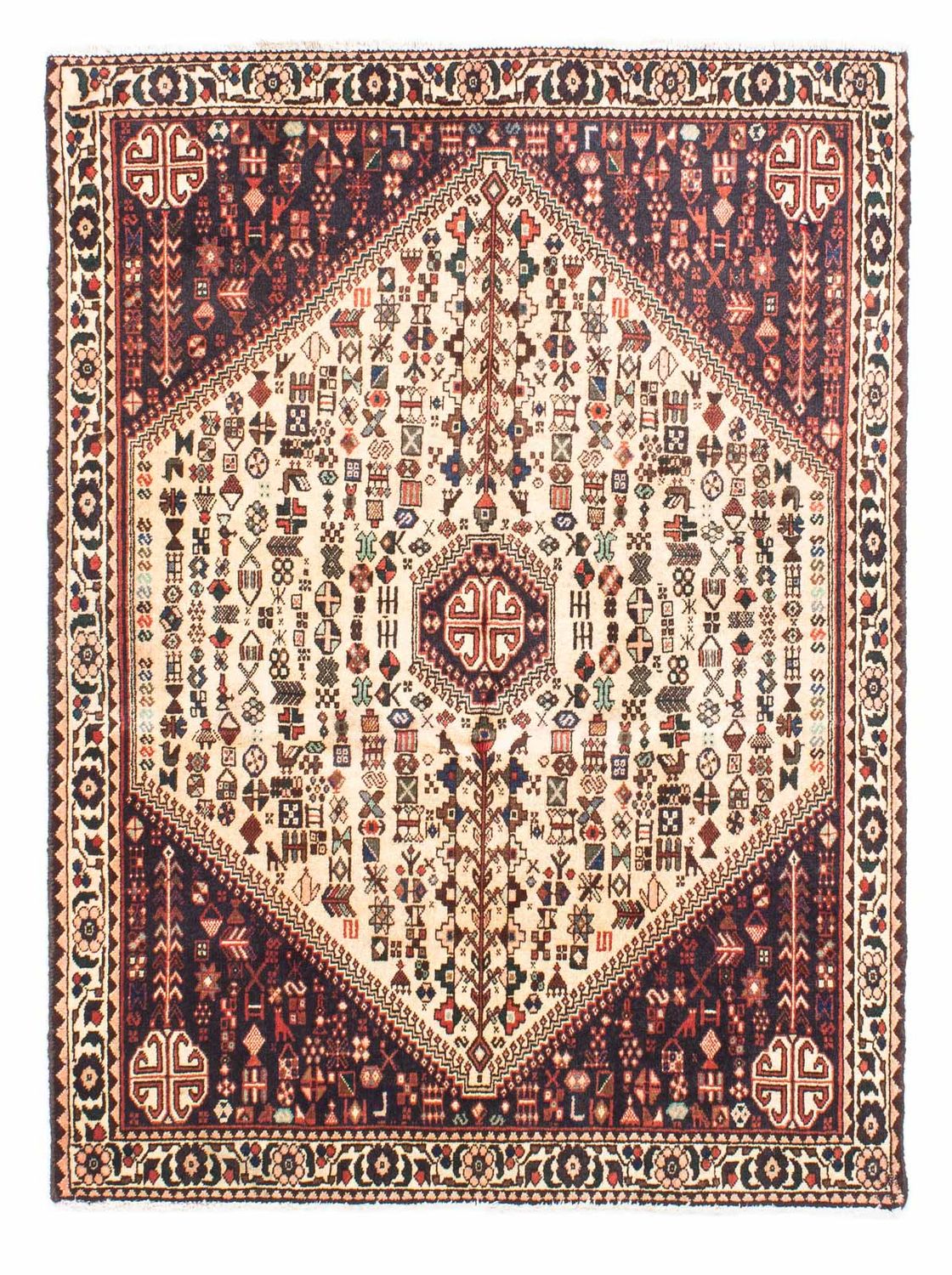 Persisk matta - Nomadic - 143 x 110 cm - beige