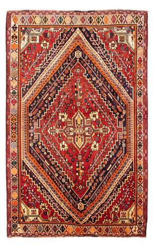 Persisk matta - Nomadic - 255 x 163 cm - mörkröd