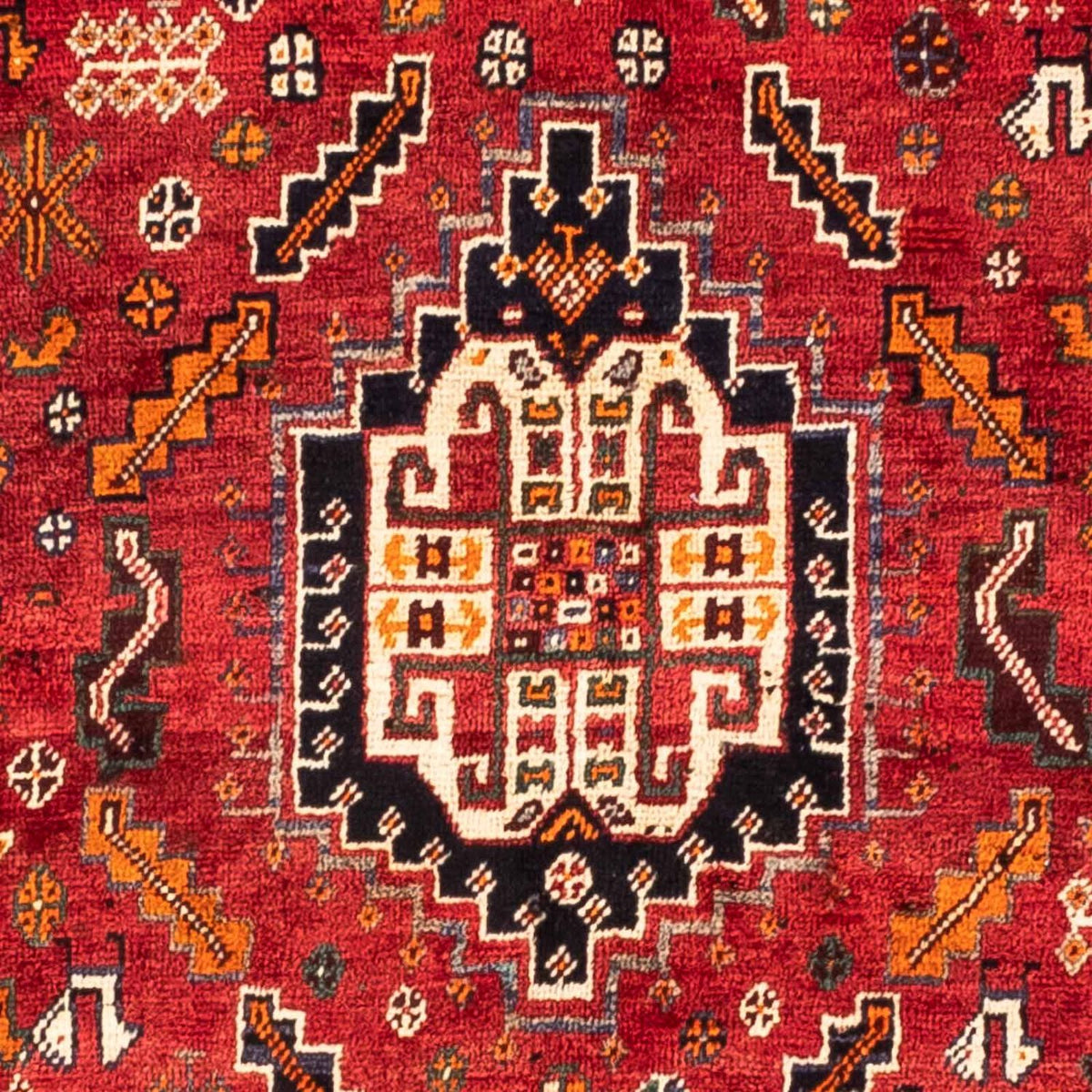 Persisk matta - Nomadic - 234 x 155 cm - mörkröd
