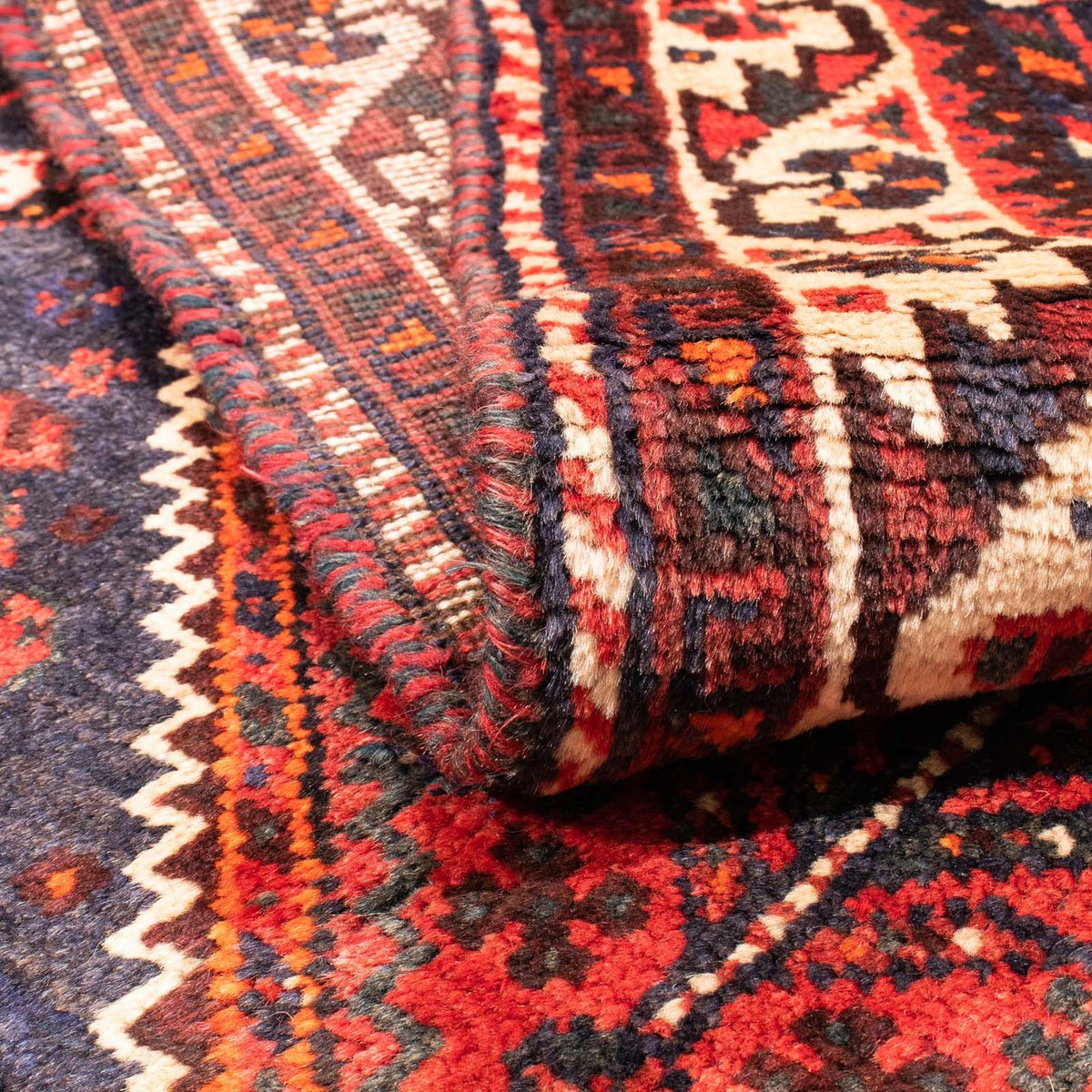 Persisk matta - Nomadic - 155 x 116 cm - mörkröd