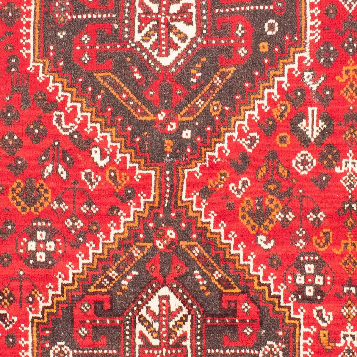 Persisk matta - Nomadic - 160 x 112 cm - mörkröd