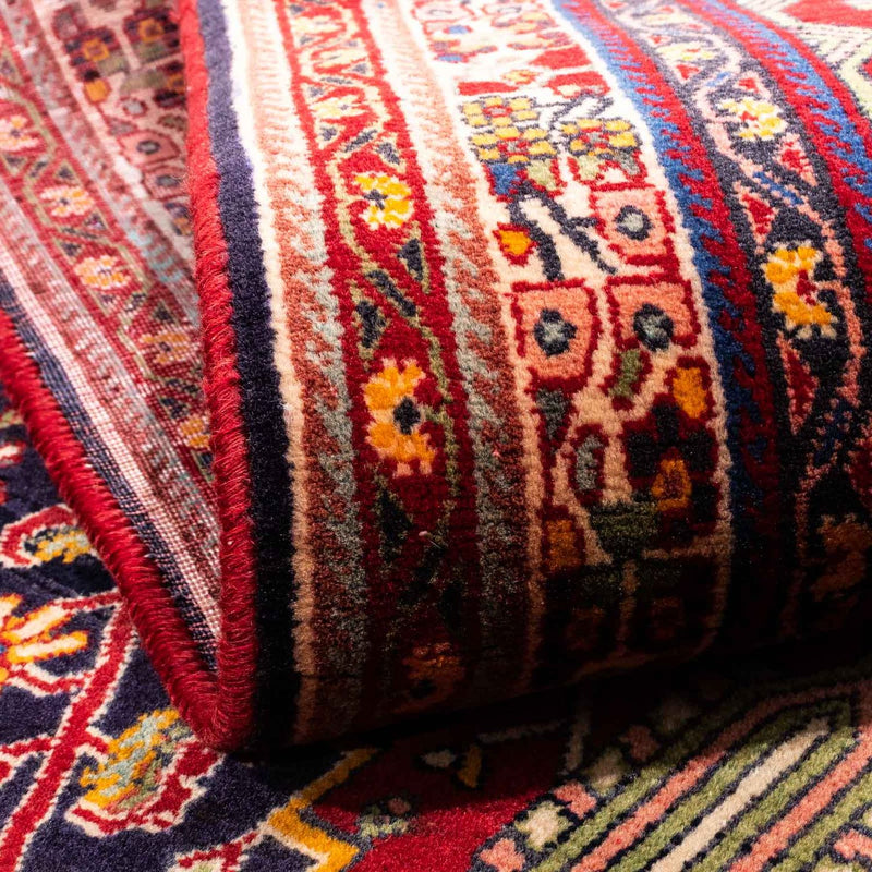 Persisk matta - Nomadic - 250 x 152 cm - mörkröd