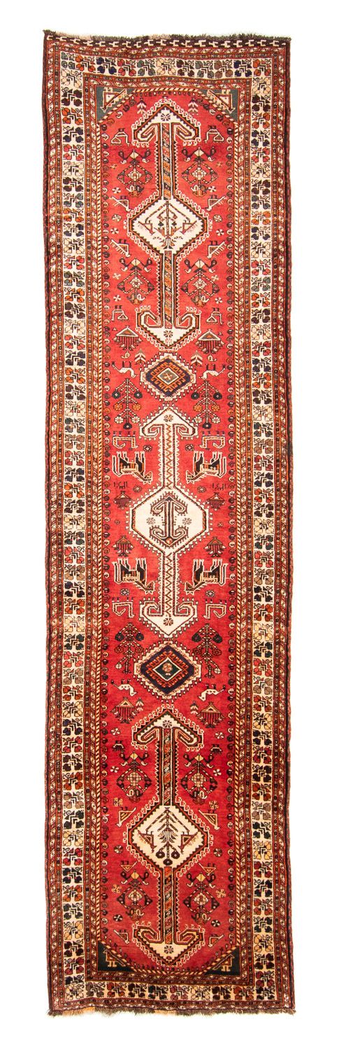 Runner Persisk matta - Nomadic - 412 x 107 cm - röd