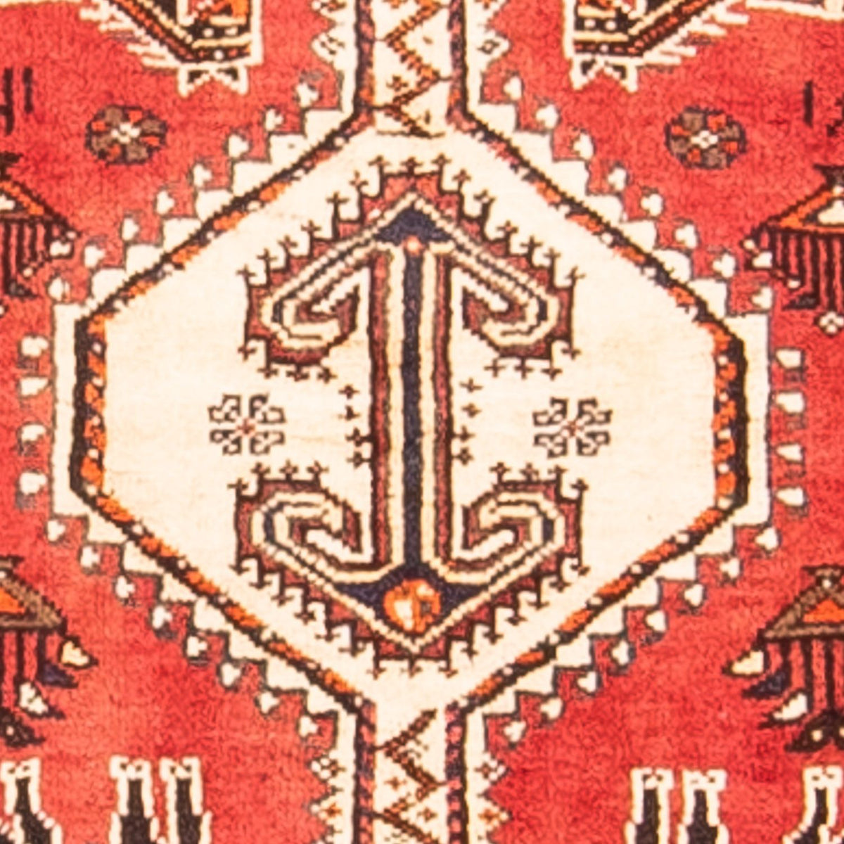 Runner Persisk matta - Nomadic - 412 x 107 cm - röd