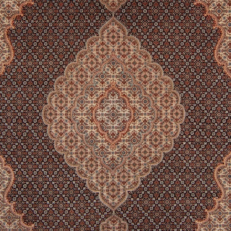 Persisk matta - Tabriz - 303 x 201 cm - mörkblå