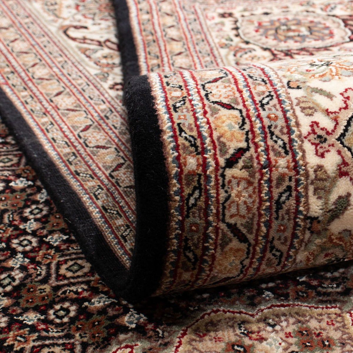 Persisk matta - Tabriz - 298 x 198 cm - mörkblå