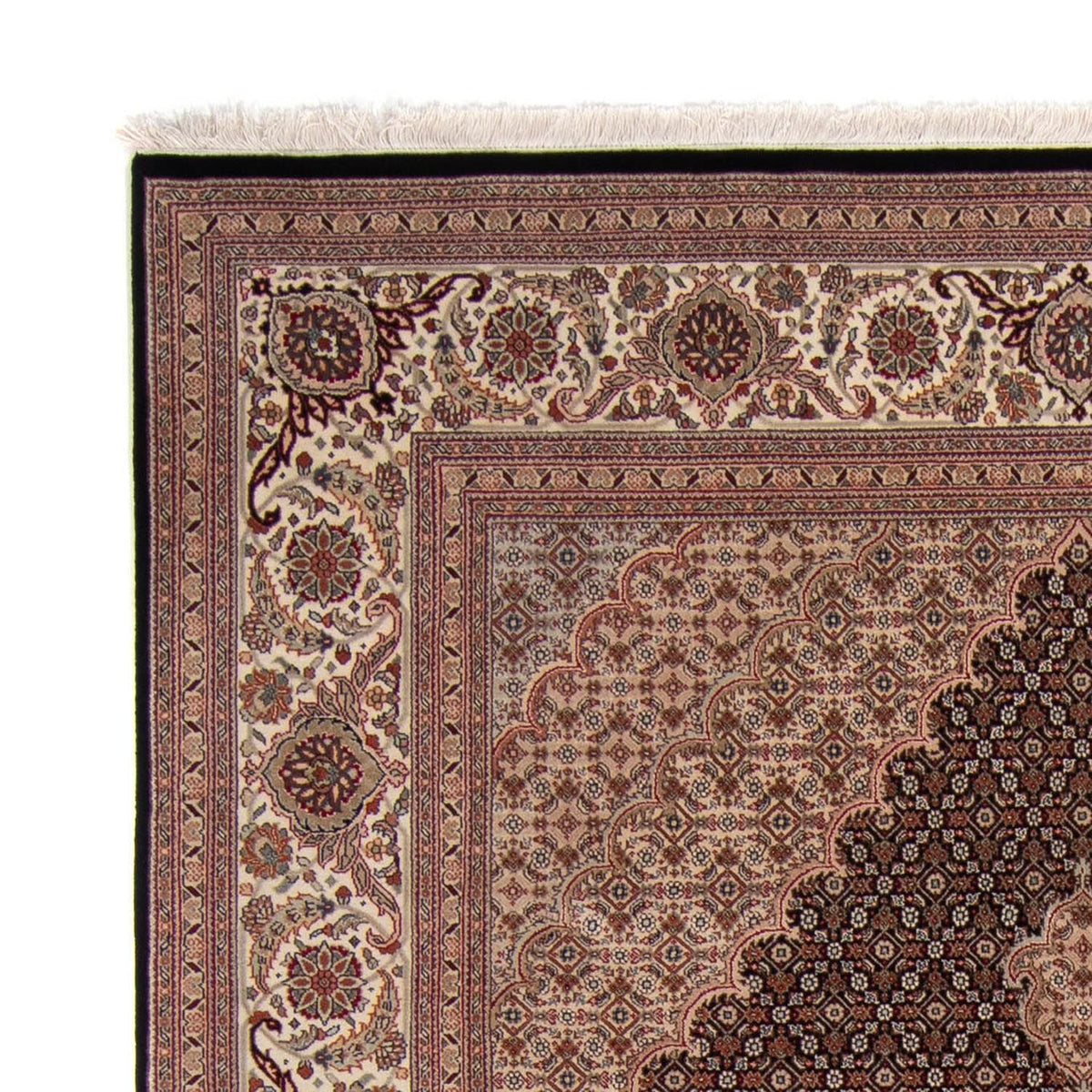 Persisk matta - Tabriz - 299 x 202 cm - mörkblå