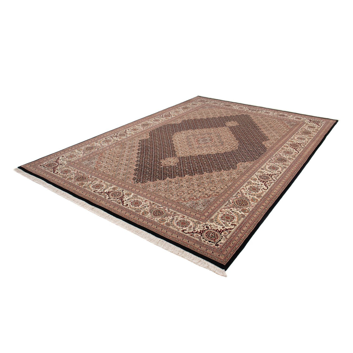 Persisk matta - Tabriz - 299 x 202 cm - mörkblå