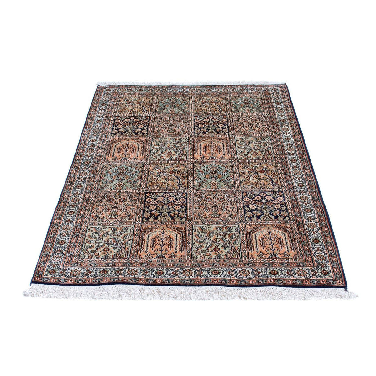 Sidenmatta - Kashmir Silk - 152 x 94 cm - flerfärgad