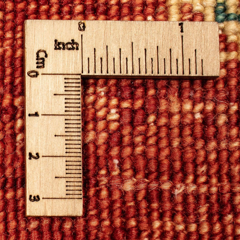 Persisk matta - Nomadic - 384 x 302 cm - mörkröd