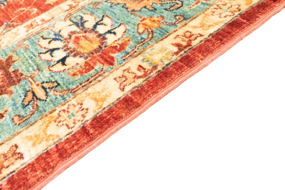 Afghansk matta - 201 x 149 cm - röd