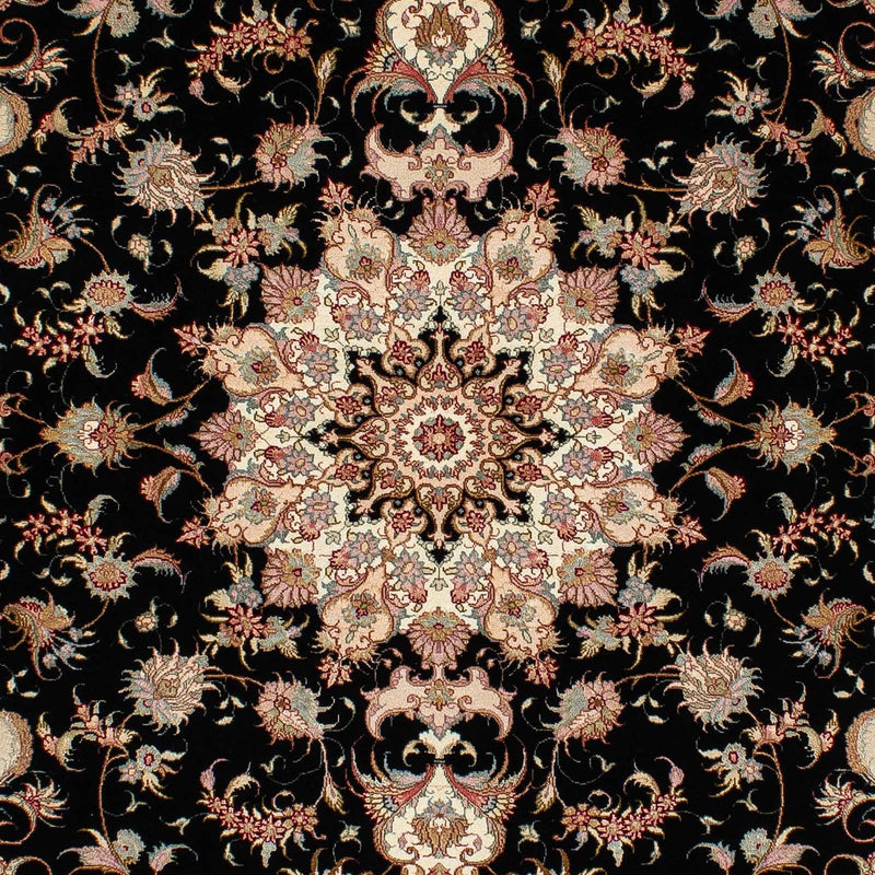 Persisk matta - Tabriz - 213 x 152 cm - mörkblå