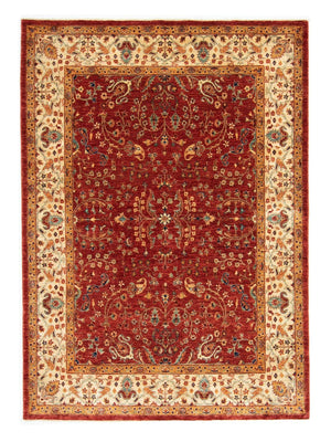Afghansk matta - 207 x 149 cm - röd
