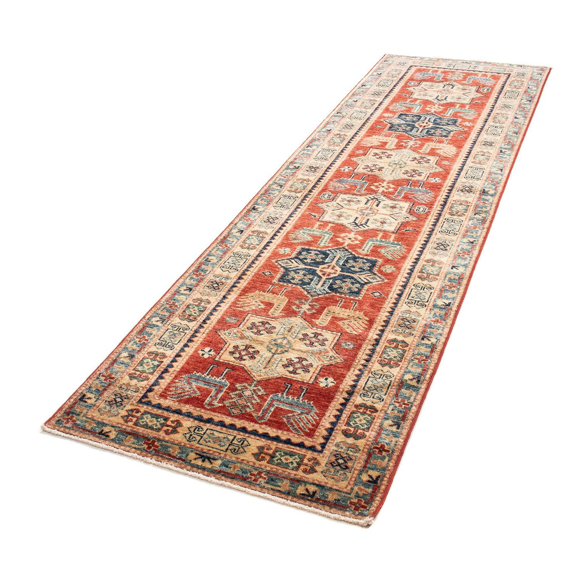 Runner Ziegler Carpet - Kazak - 266 x 77 cm - röd