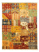 Patchwork-matta 247x181cm - Perserteppich Wollteppich