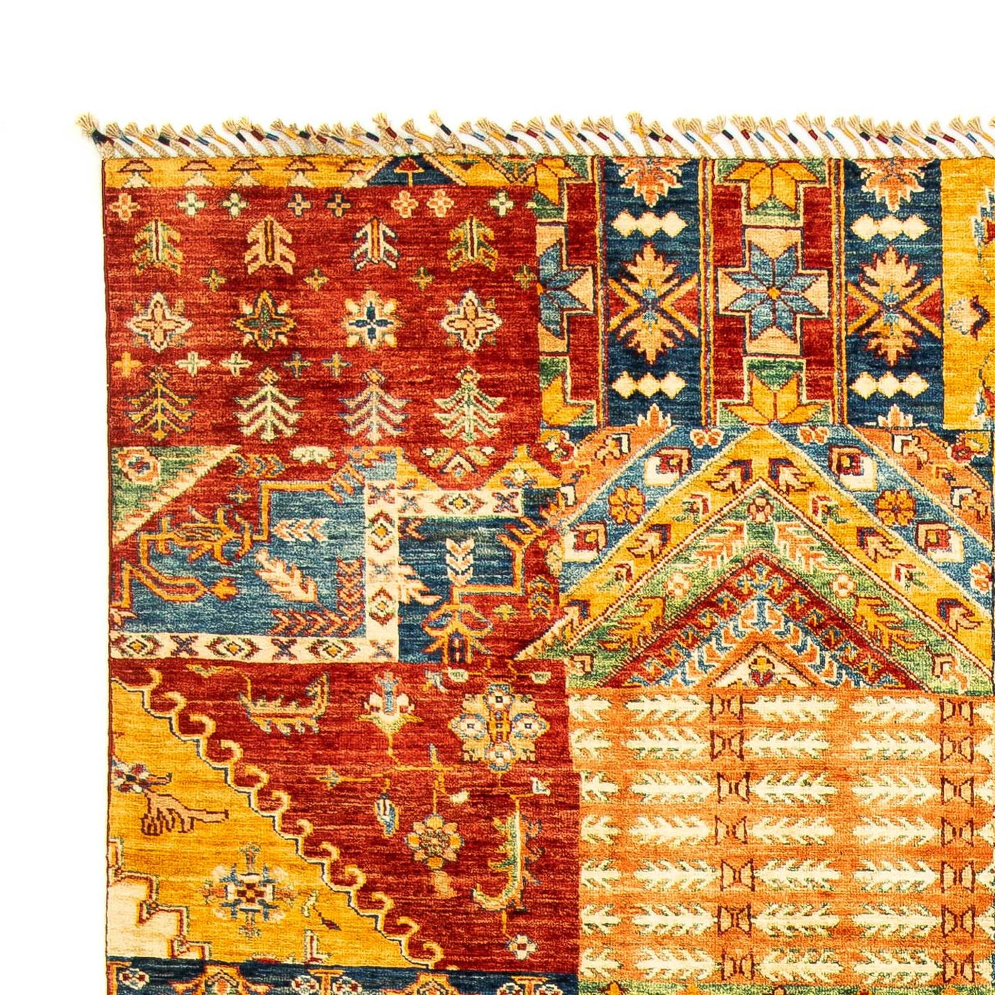 Patchwork-matta 247x181cm - Perserteppich Wollteppich