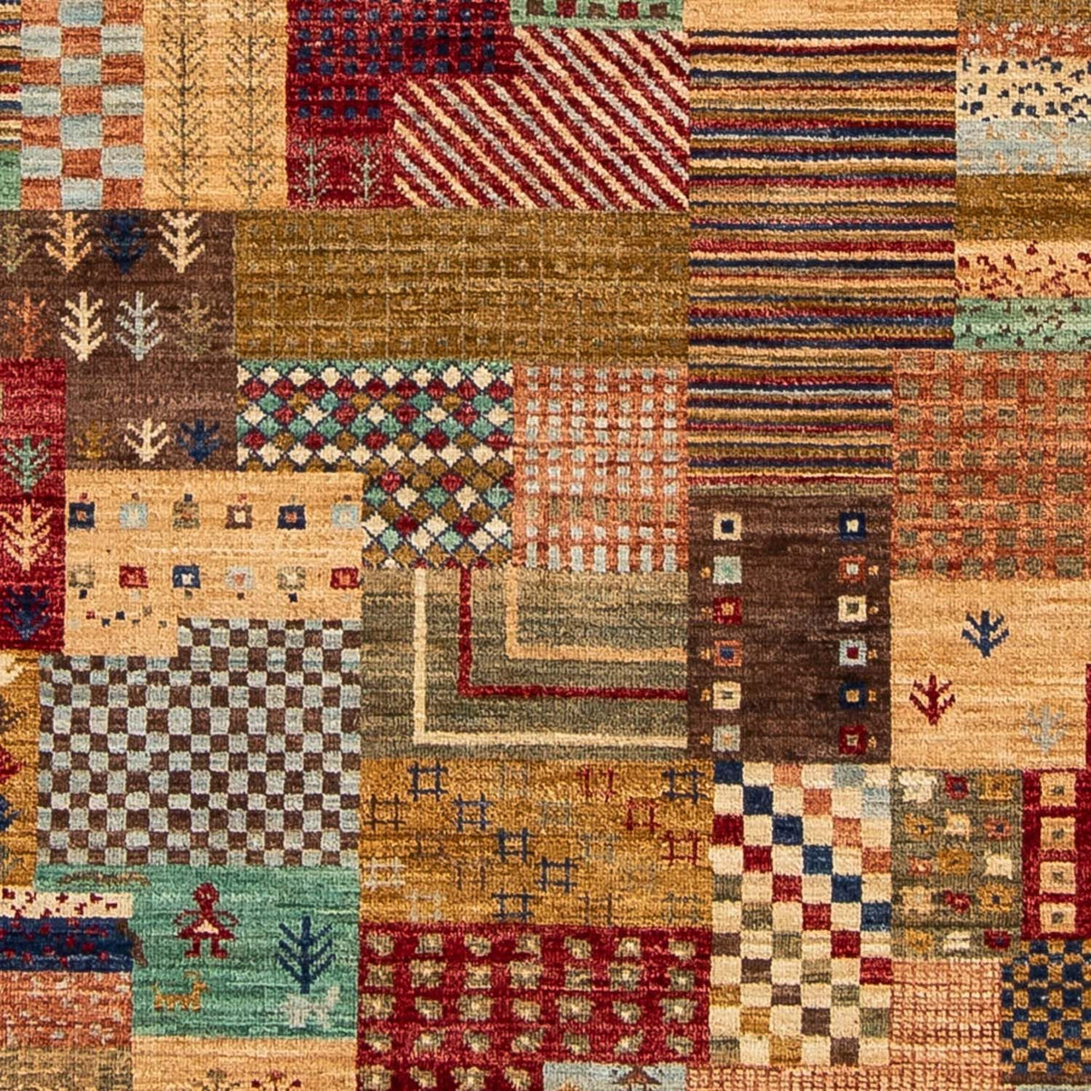 Gabbeh-matta - Loribaft Persian - 238 x 170 cm - ljusbrun