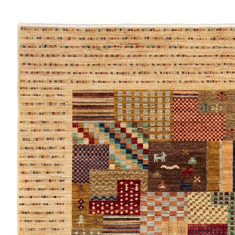 Gabbeh-matta - Loribaft Persian - 238 x 170 cm - ljusbrun