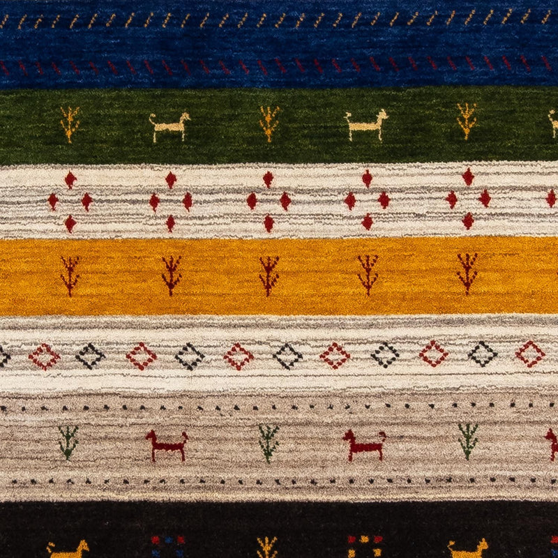 Gabbeh-matta - Loribaft Persian - 200 x 144 cm - flerfärgad