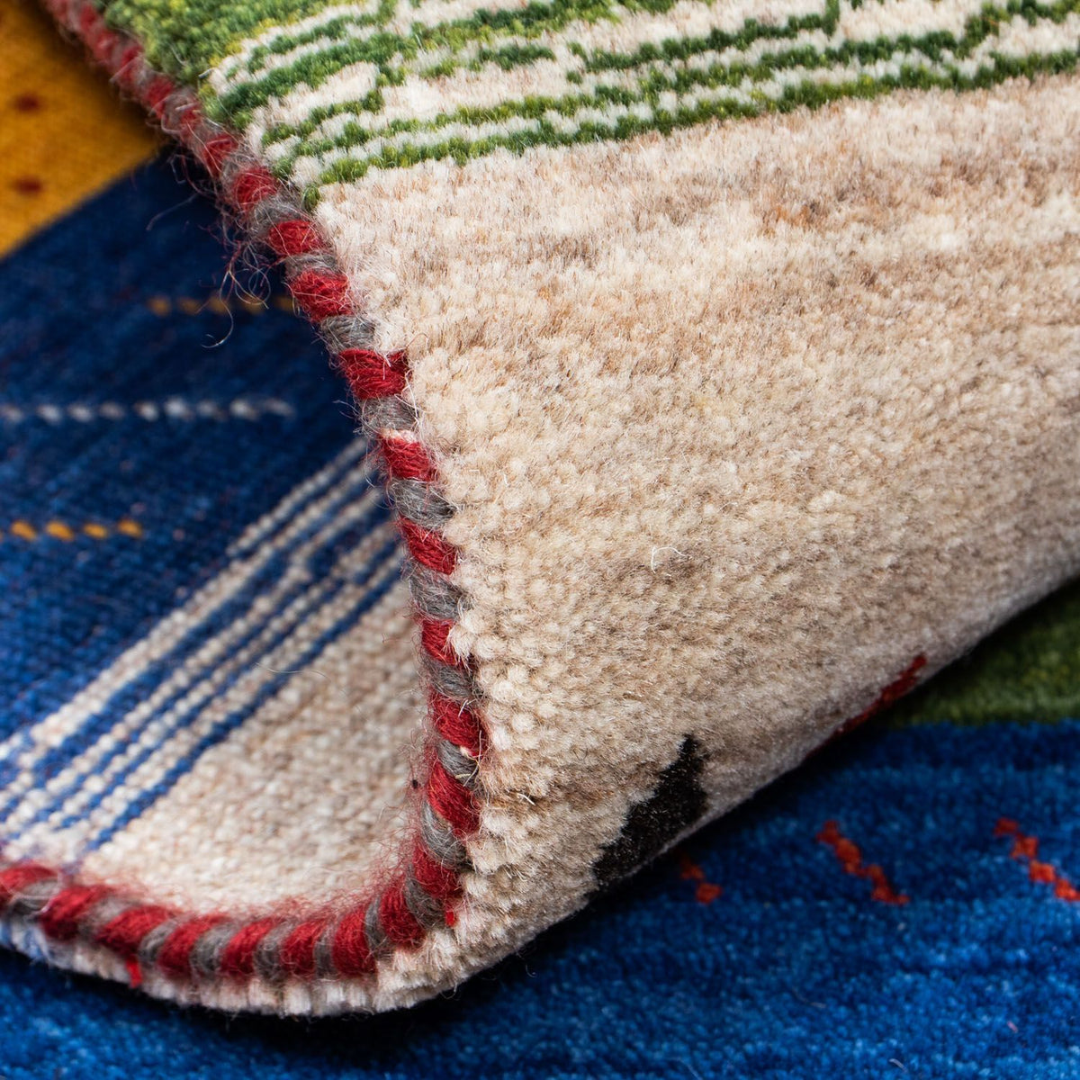 Gabbeh-matta - Loribaft Persian - 200 x 144 cm - flerfärgad