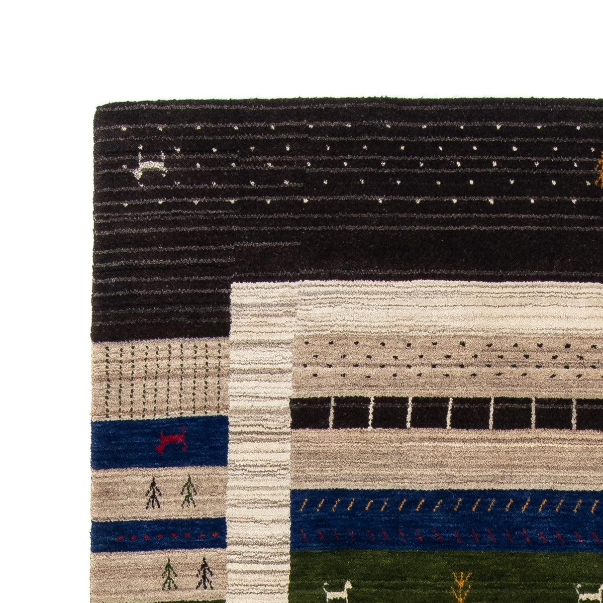 Gabbeh-matta - Loribaft Persian - 202 x 142 cm - flerfärgad