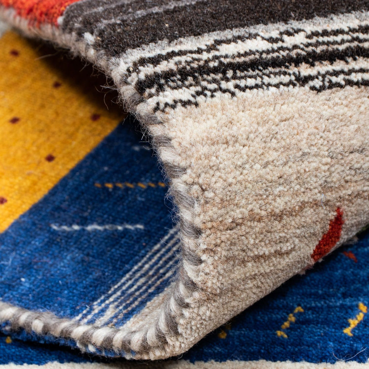 Gabbeh-matta - Loribaft Persian - 202 x 142 cm - flerfärgad